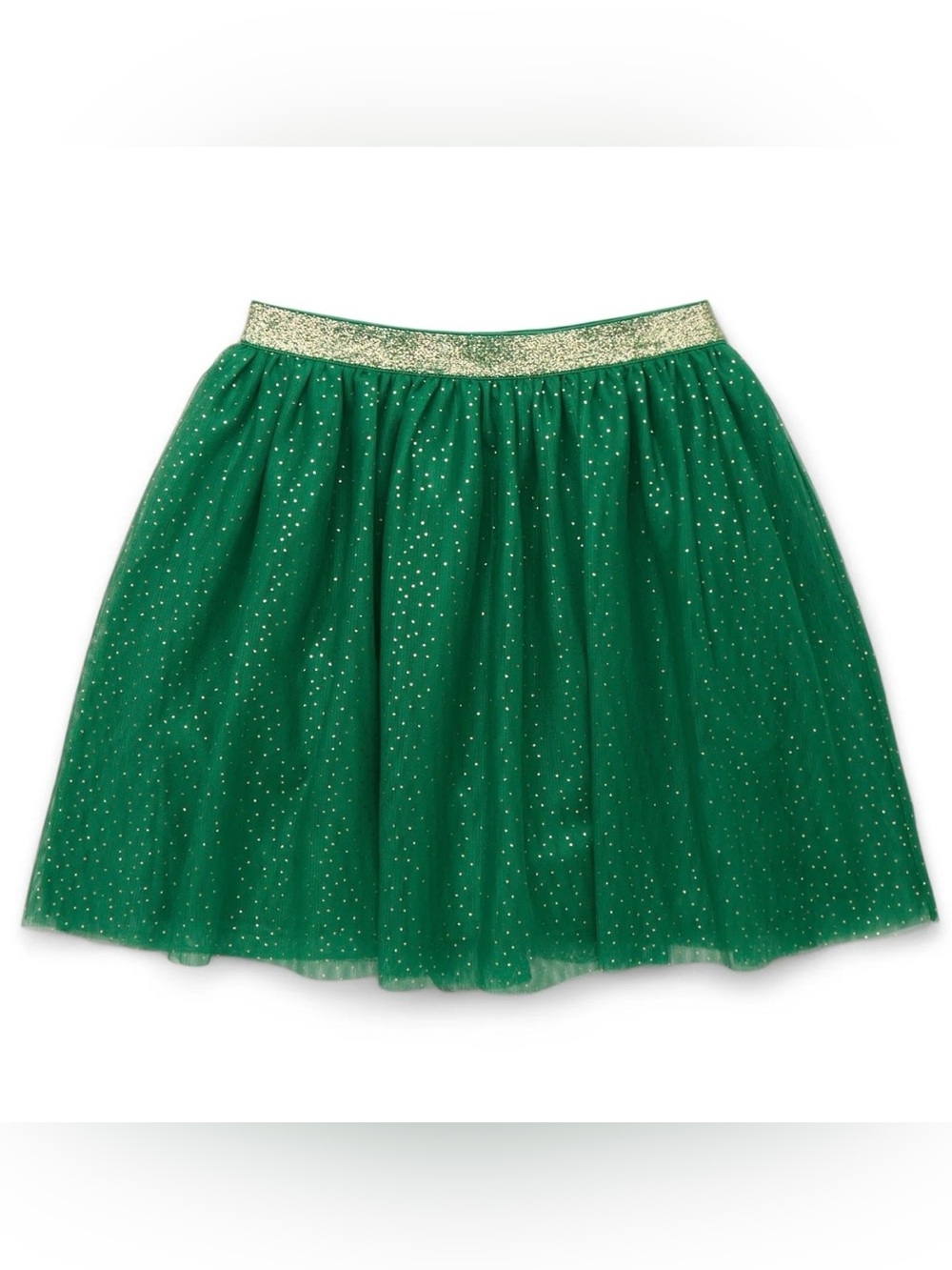 Little Girls 5-6 Bright Green Sparkle Tutu Skirt Holiday Christmas St Patrick’s